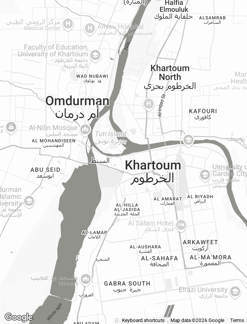 Khartoum Map