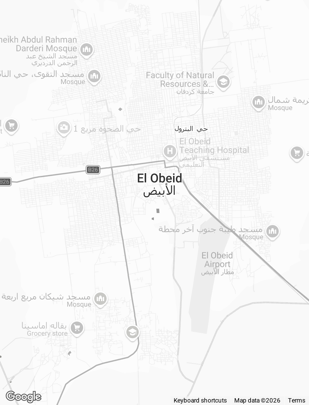 El Obeid Map